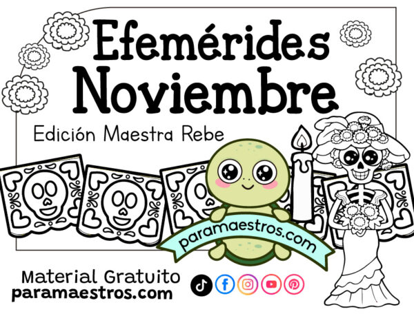 Efem Rides Para Colorear Mes De Noviembre Paramaestros