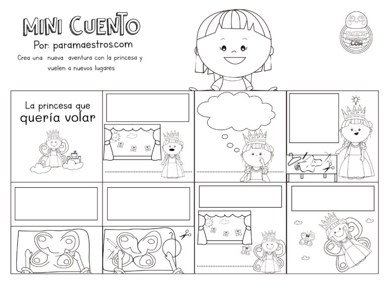 Partes de un Libro, y actividad de mini cuento – paramaestros