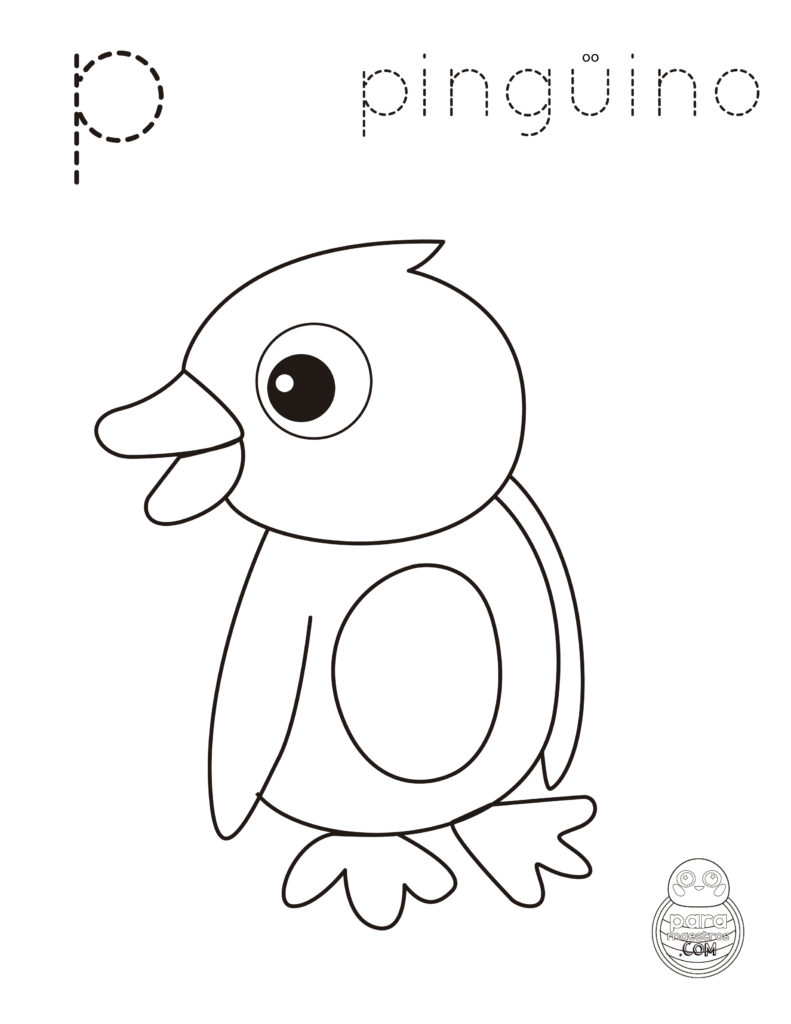 Animales para colorear con nombre – paramaestros