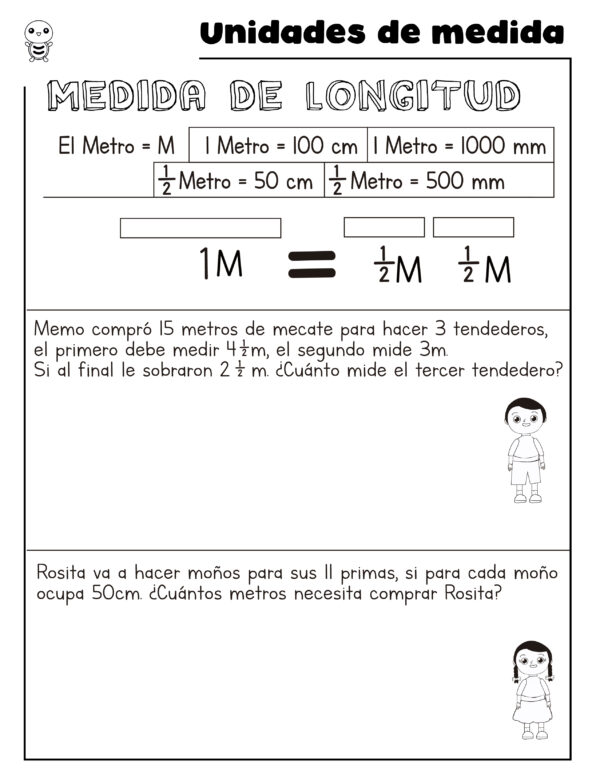 Unidades De Medida Material Educativo Paramaestros