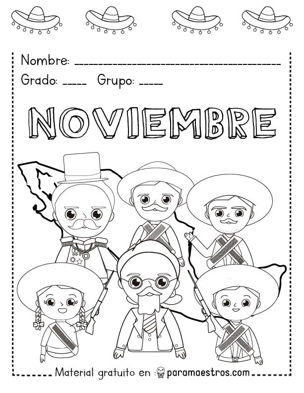 20 Noviembre Para Colorear 3338