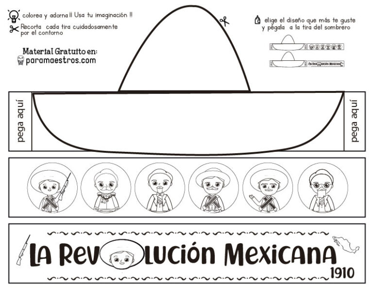 La Revolución Mexicana Actividades e historia para niños – paramaestros