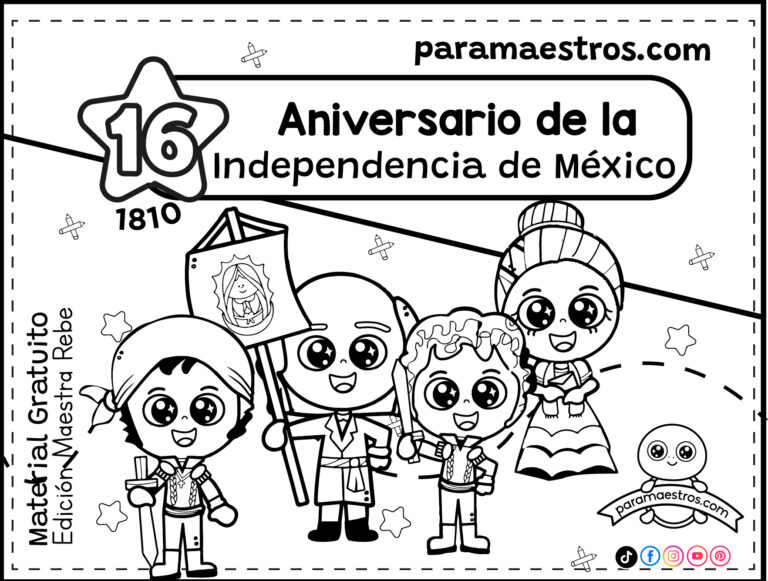 Efemérides para colorear SEPTIEMBRE六‍ – paramaestros